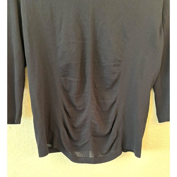 Talbots Collection Womens Sweater‎ Large Italian Yarn V Neck Capsule Minimalist - Picture 4 of 5